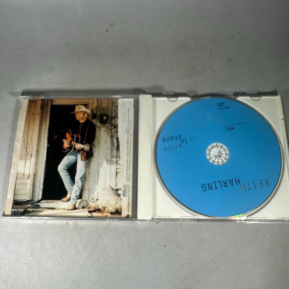 Keith Harling Write It In Stone CD Album 1998 Country Music Hits MCA Nashville - Picture 3 of 3